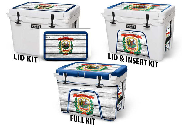 West Virginia Cooler Wrap - Fits YETI, RTIC, Ozark Trail Coolers