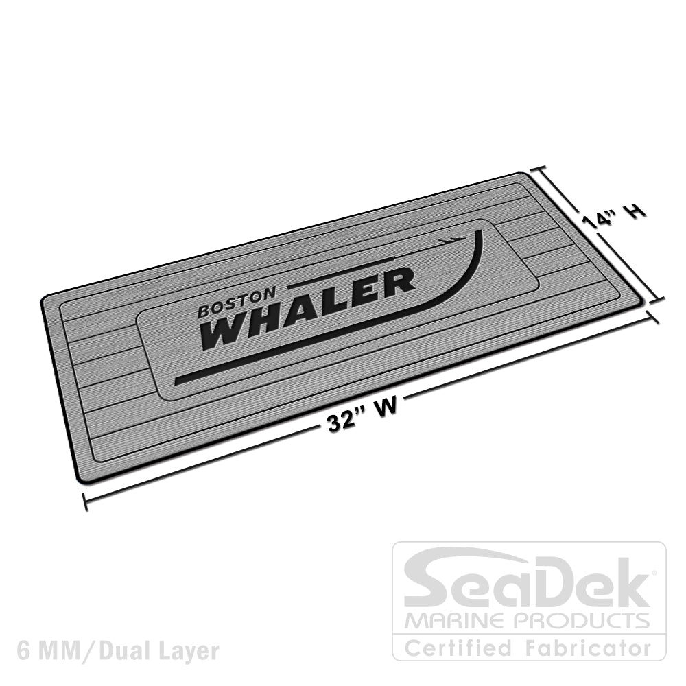 SeaDek Anti-Fatigue Helm Pads - Boat Standing Mat, 13mm Foam, Non-Skid, Peel & Stick
