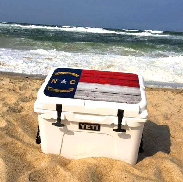North Carolina Cooler Wrap - Fits YETI, RTIC, Ozark Trail Coolers