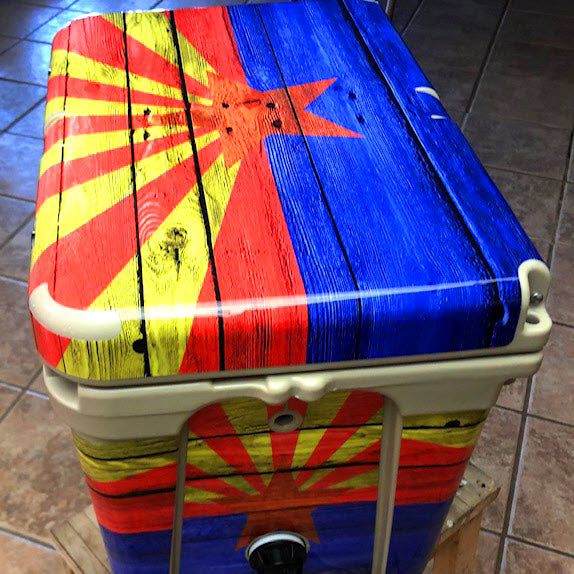 USATuff Vinyl Cooler Wrap Decal Sticker Kit  - Arizona