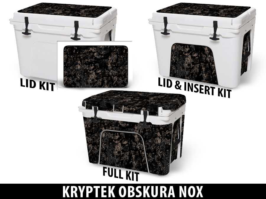 USATuff Vinyl Cooler Wrap Skin YETI Obskura Nox