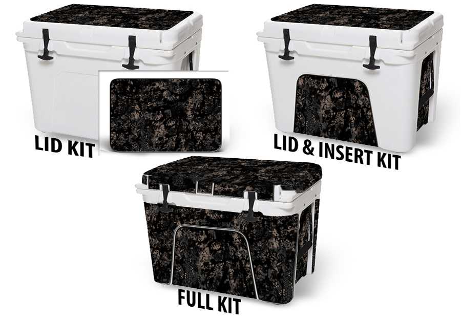 USATuff Vinyl Cooler Wrap Decal Skin Sticker Kit - Obskura Nox