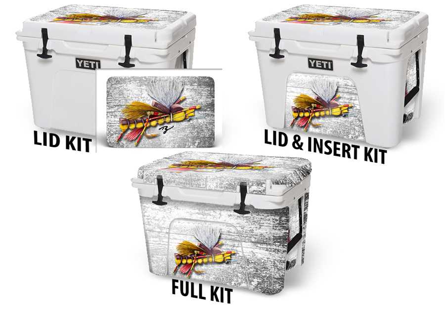 USATuff Cooler Accessories Ice Chest Graphic Sticker Decal Kits - Nymph by Ty Hallock