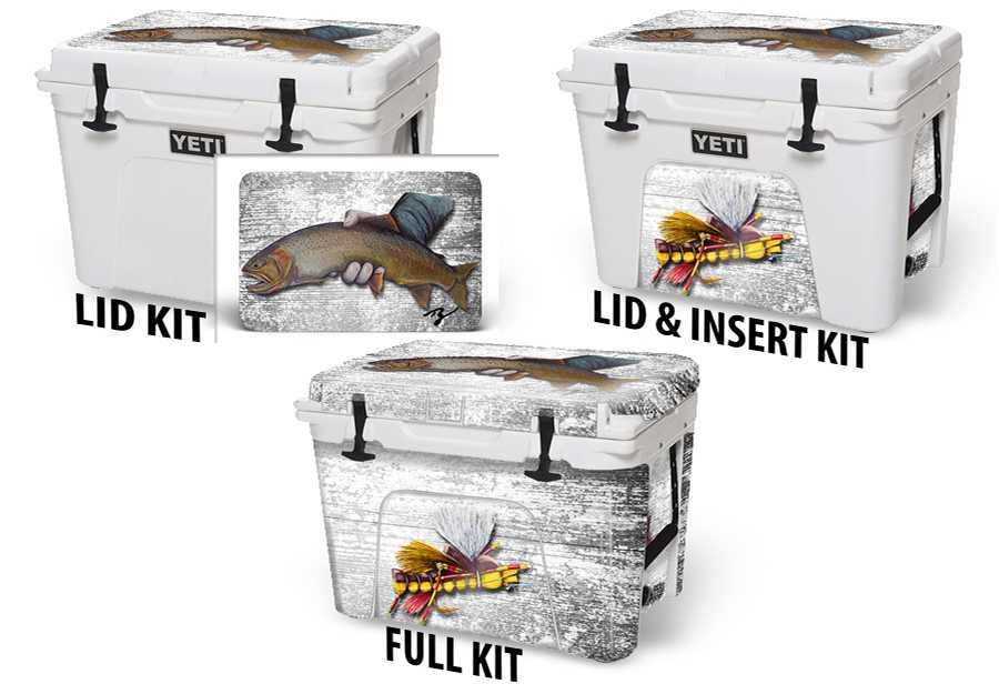 USATuff Cooler Accessories Ice Chest Graphic Sticker Decal Kits - Lane Cutty by Ty Hallock
