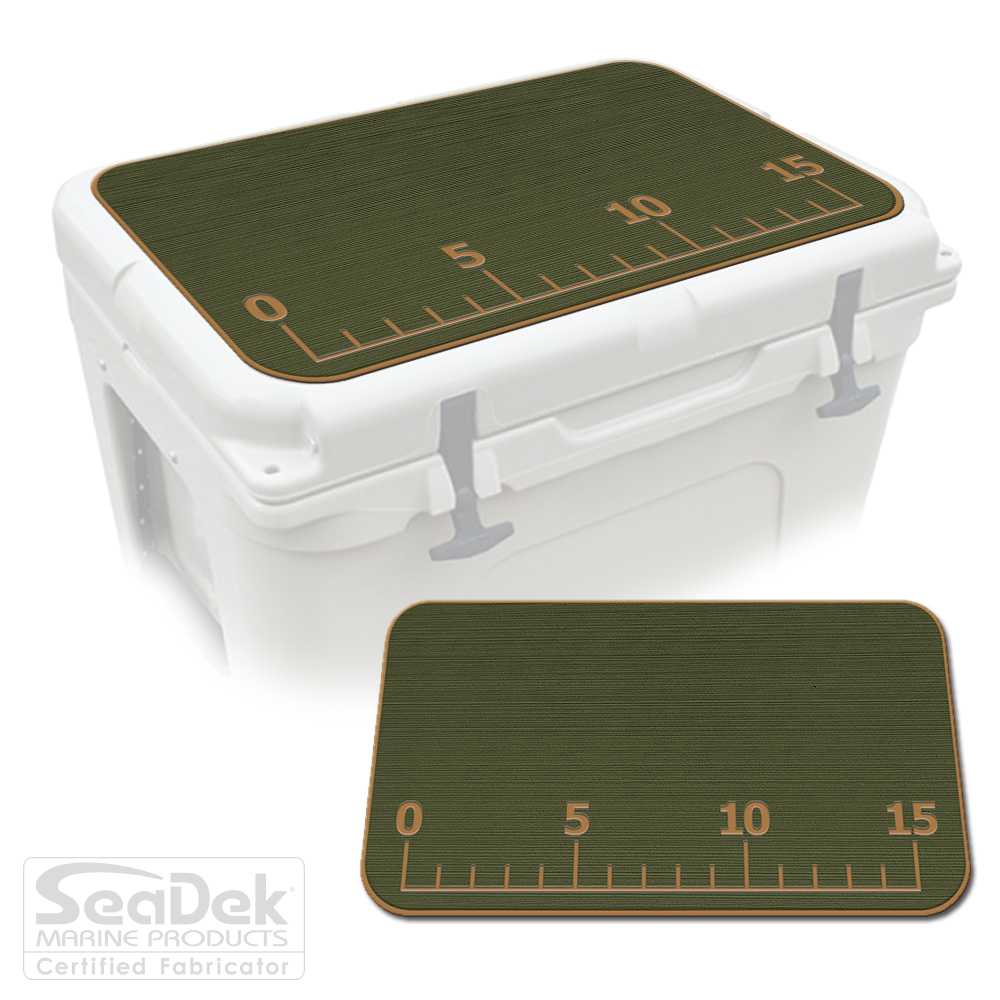 RULER PADS FOR RTIC COOLERS - OLIVEGREEN/MOCHA