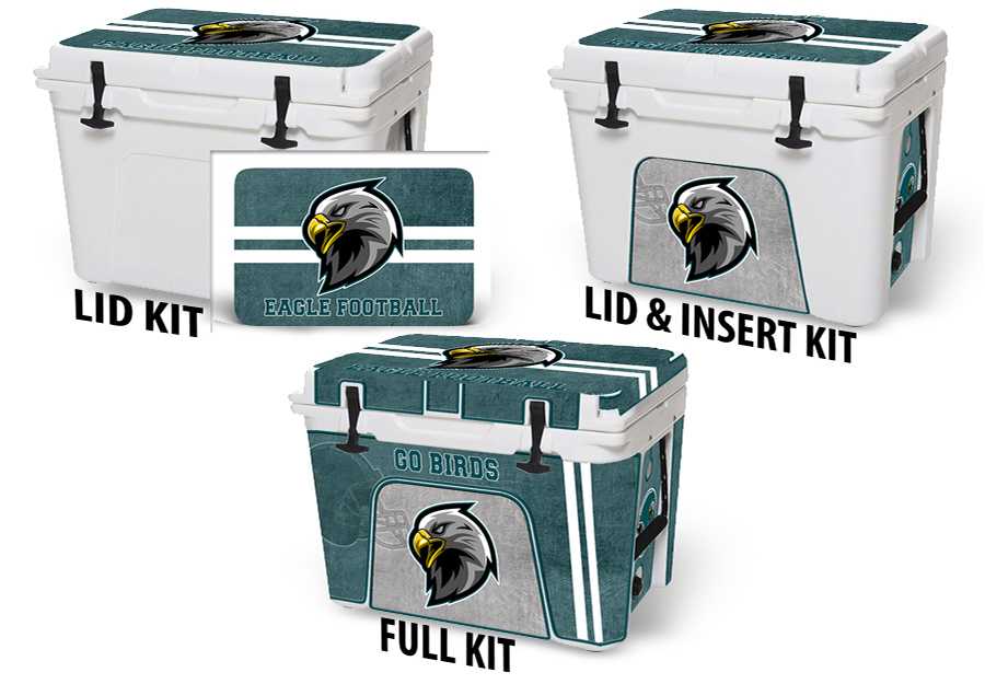 Go Birds! Football Design - YETI, RTIC, Ozark Trail Cooler Wrap