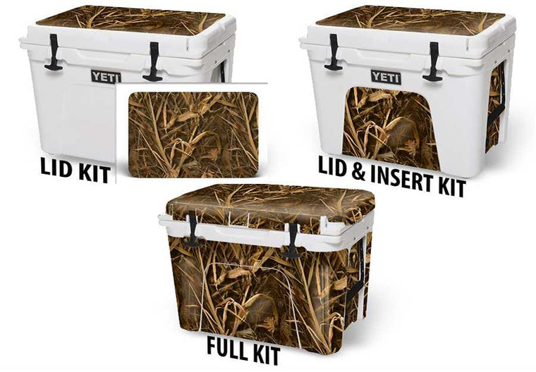 USATuff Vinyl Cooler Wrap Decal Skin Sticker Kit - Wing Camo