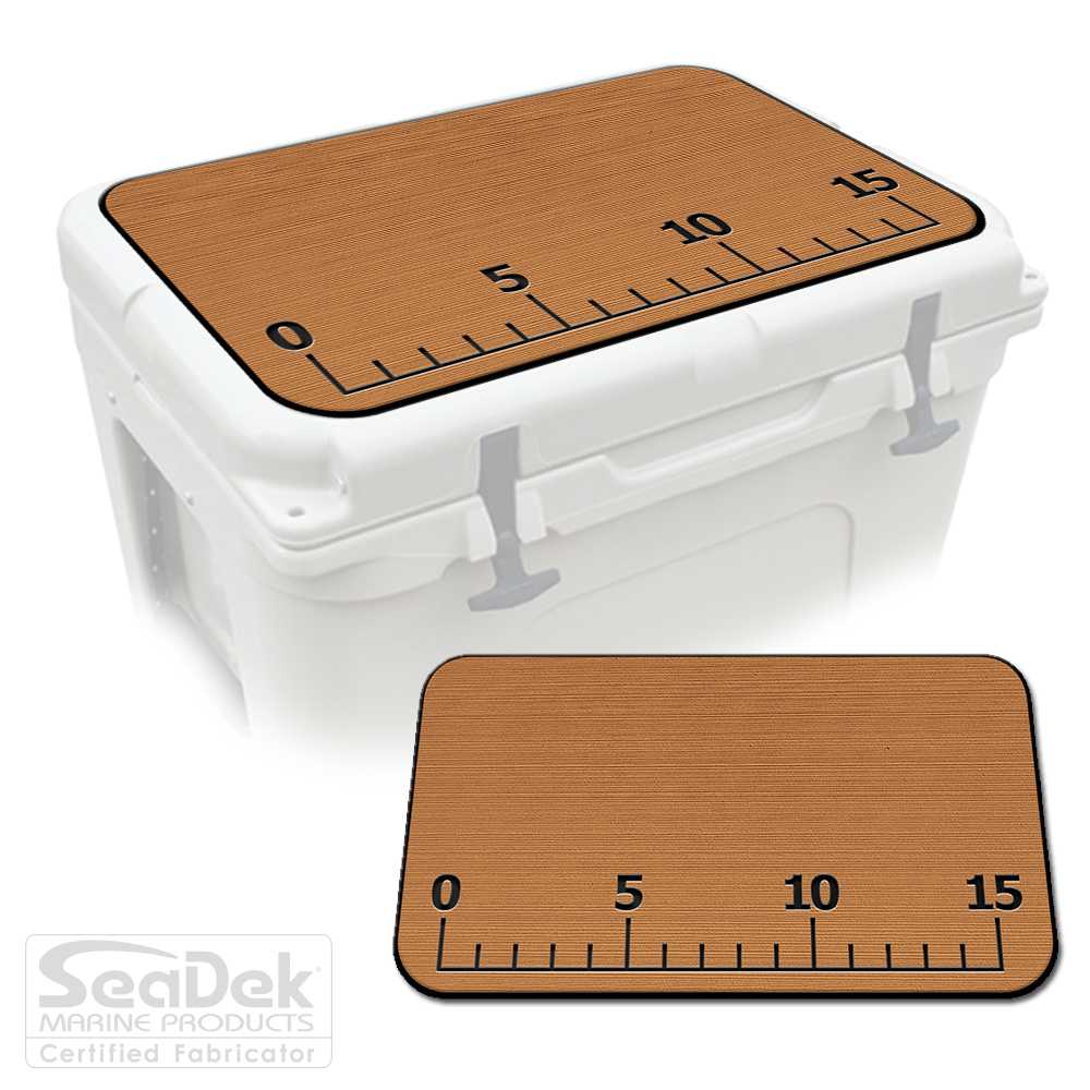 RULER PADS FOR RTIC COOLERS - MOCHA/BLACK