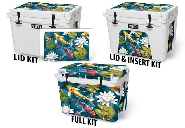 USATuff Vinyl Cooler Wrap Decal Sticker Kit - Magic Pond