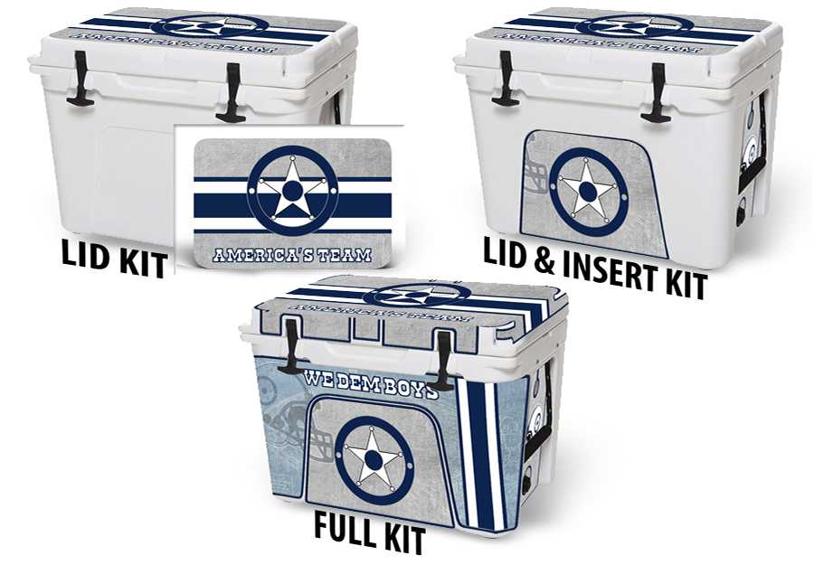 USATuff Vinyl Cooler Wrap Decal Sticker Kit - America's Team