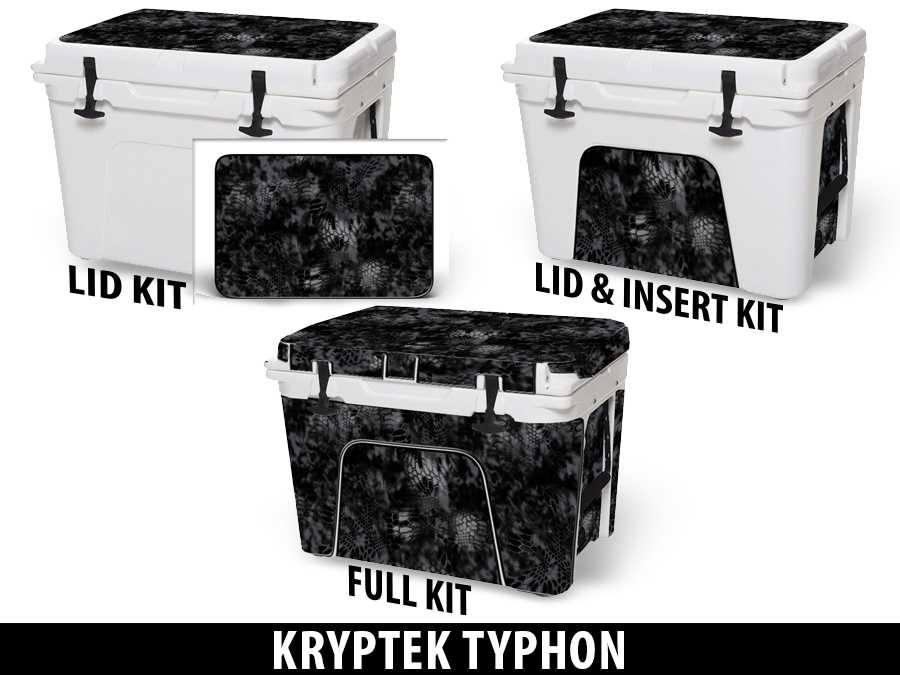 USATuff Vinyl Cooler Wrap Skin YETI Typhon