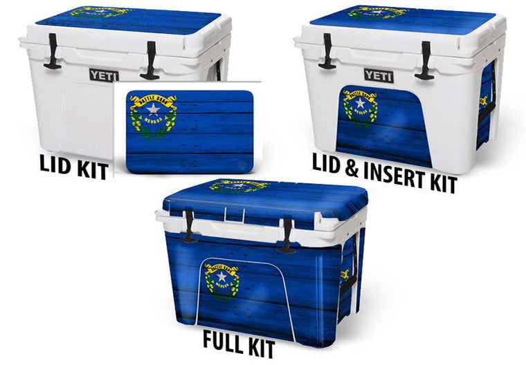 USATuff Vinyl Cooler Wrap Decal Sticker Kit - Nevada
