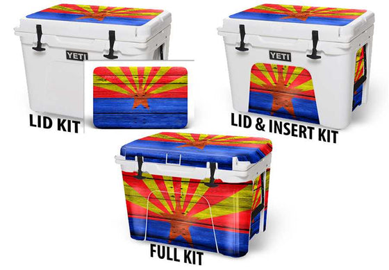 USATuff Vinyl Cooler Wrap Decal Sticker Kit - Arizona