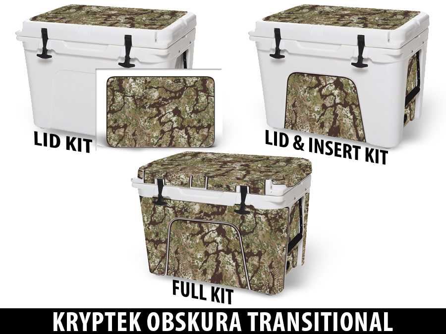 USATuff Vinyl Cooler Wrap Skin YETI Obskura Transitional