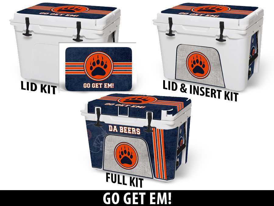 USATuff Vinyl Cooler Wrap Skin YETI Go Get Em