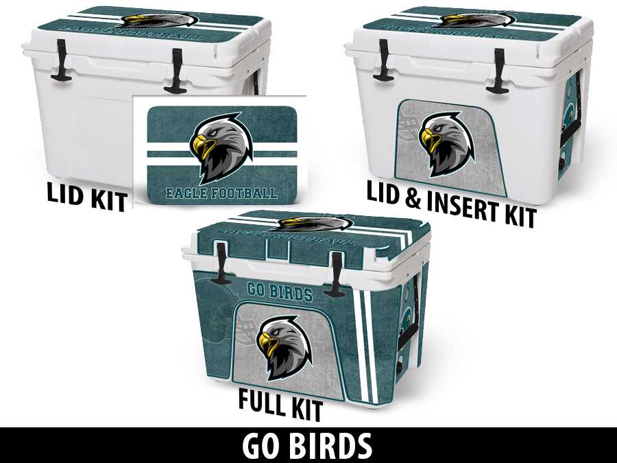 USATuff Vinyl Cooler Wrap Skin YETI Go Birds