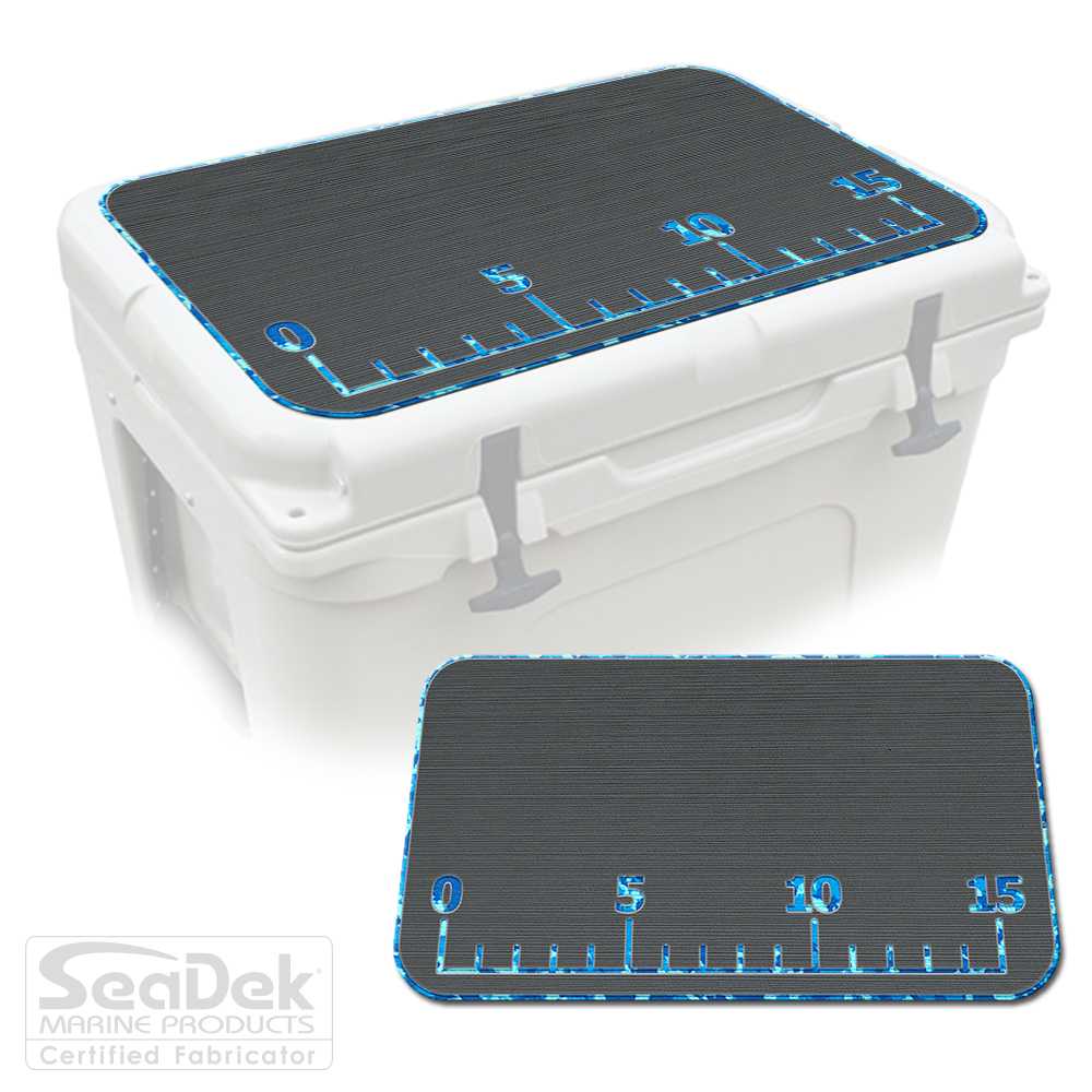 RULER PADS FOR RTIC COOLERS - DARKGRAY/AQUACAMO