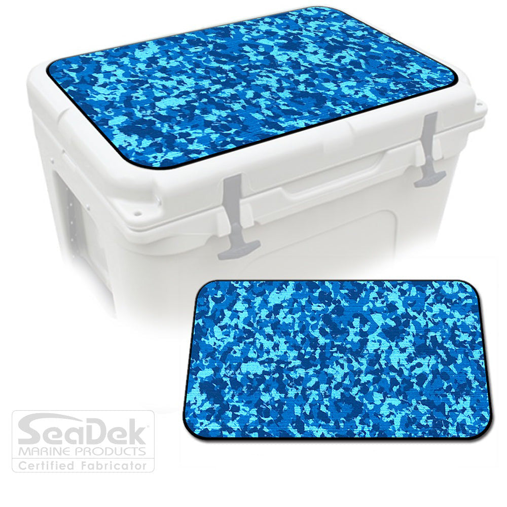 YETI TUNDRA 105 BLANK SEADEK COOLER PAD AQUA CAMO / BLACK