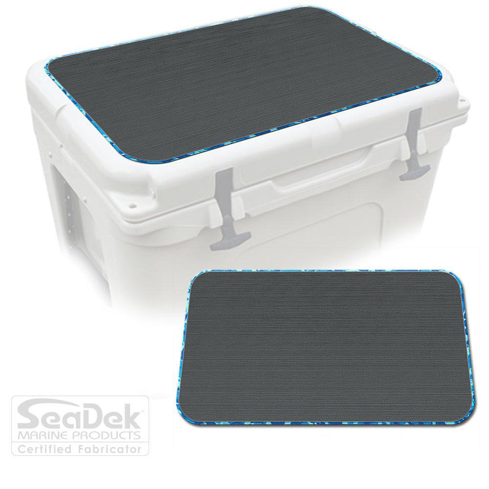 YETI TUNDRA 105 BLANK SEADEK COOLER PAD DARK GRAY / AQUA CAMO