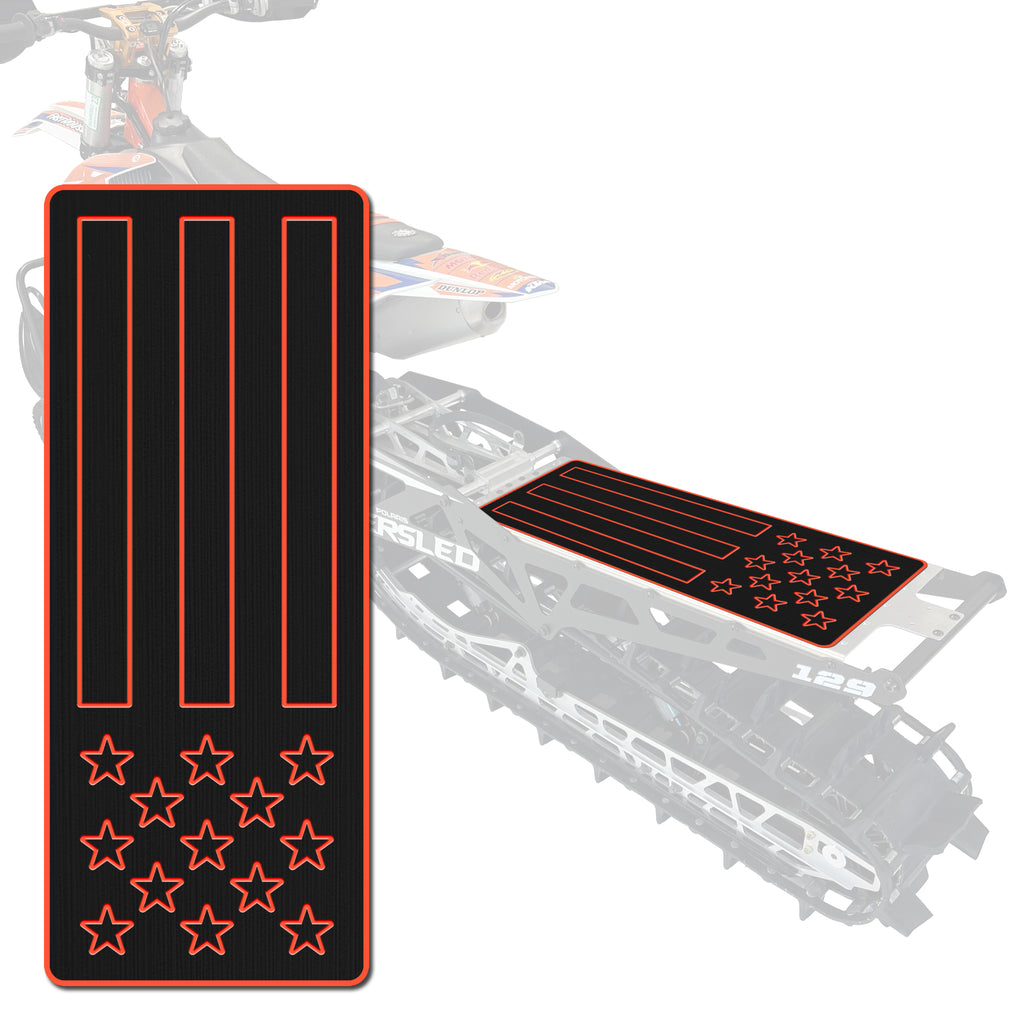 USATuff SeaDek Timbersled and MTN.top Tunnel Pad Snowbike Accessories