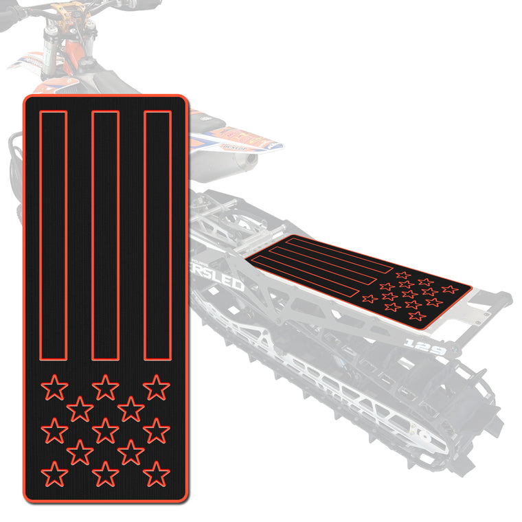 USATuff SeaDek Timbersled and MTN.top Tunnel Pad Snowbike Accessories