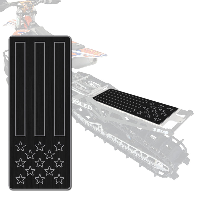 USATuff SeaDek Timbersled and MTN.top Tunnel Pad Snowbike Accessories