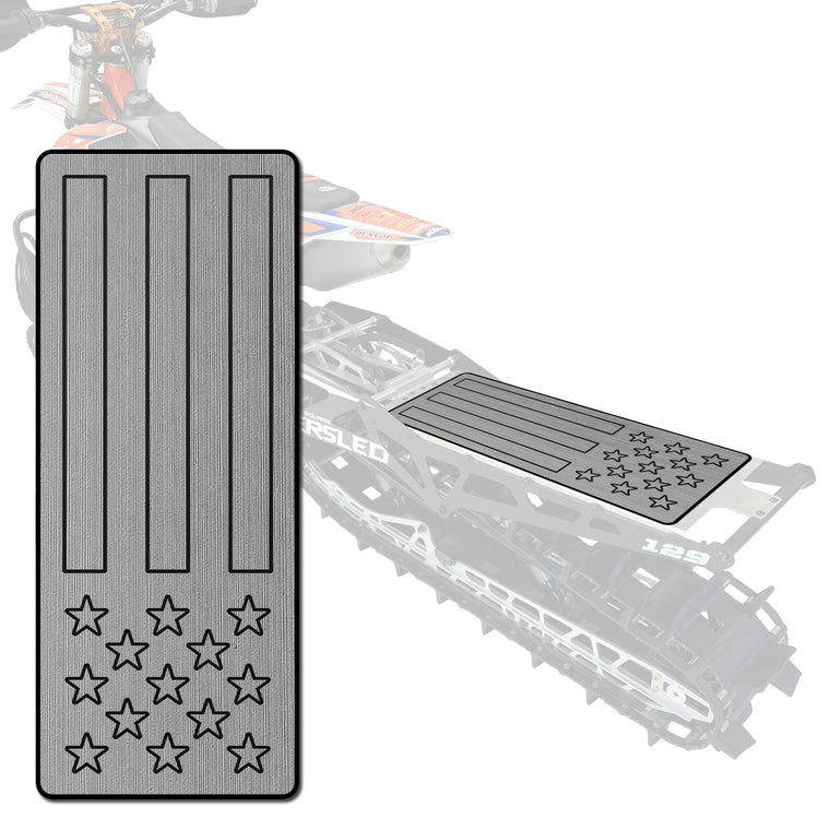 USATuff SeaDek Timbersled and MTN.top Tunnel Pad Snowbike Accessories