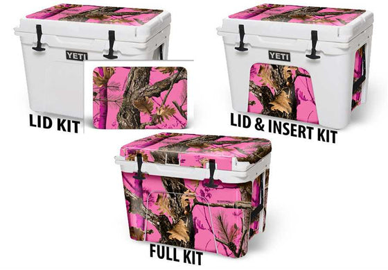 USATuff Vinyl Cooler Wrap Skin YETI Pink Camo