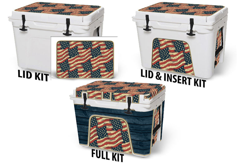 USATuff - Patriotic Cooler Wrap Decals Designs