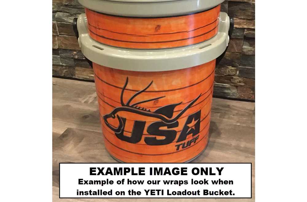 YETI Loadout Bucket Accessories Wrap - Gone Fishing Design