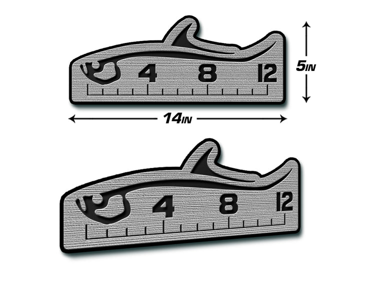 USATuff Fish Measuring Ruler / 12" Design / SeaDek Marine Mat EVA
