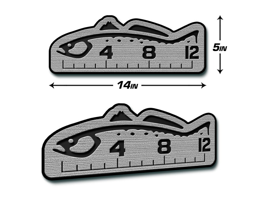 SeaDek Fish Ruler  12 Fishing Accessories -Trout Design