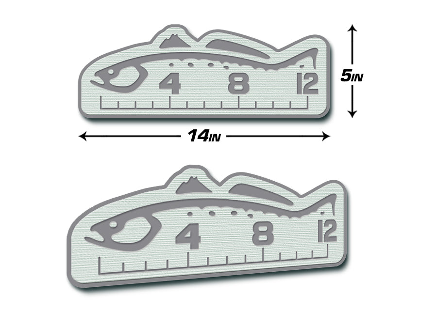 Snook On Ruler SeaDek Fish Ruler 12