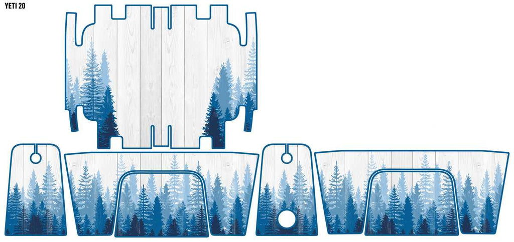 USATuff Cooler Accessories Ice Chest Graphic Sticker Skin Decal Kits 