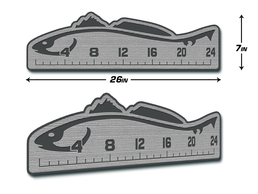 Red Fish Ruler SeaDek Fish Ruler 24