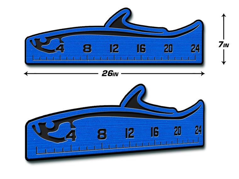 USATuff Fish Measuring Ruler / 24" Tarpon Design / SeaDek Marine Mat EVA
