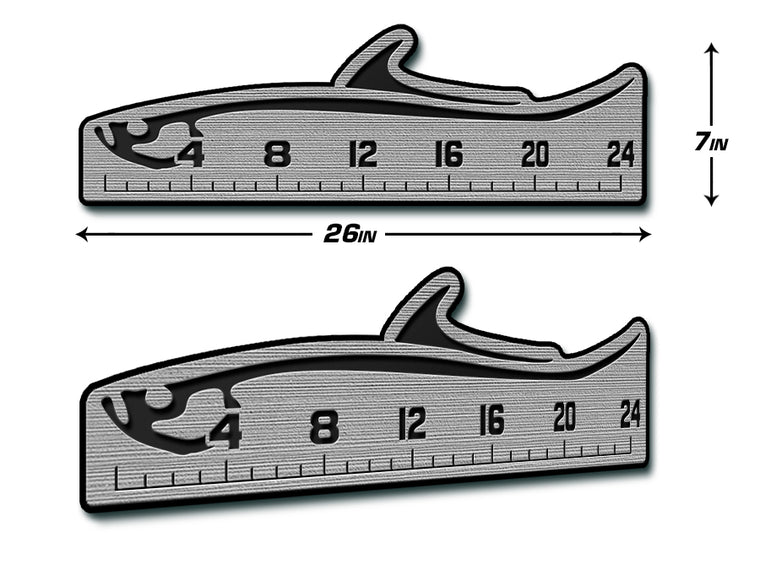 USATuff Fish Measuring Ruler / 24" Design / SeaDek Marine Mat EVA