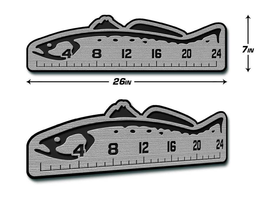 USATuff Fish Measuring Ruler / 24" Design / SeaDek Marine Mat EVA