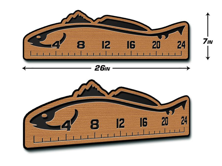 USATuff SeaDek Fish Measuring Rulers - 12 to 36 Sizes