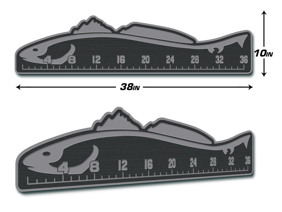 Red Fish Ruler SeaDek Fish Ruler 36