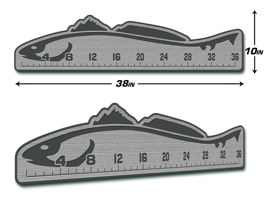 Red Fish Ruler SeaDek Fish Ruler 36