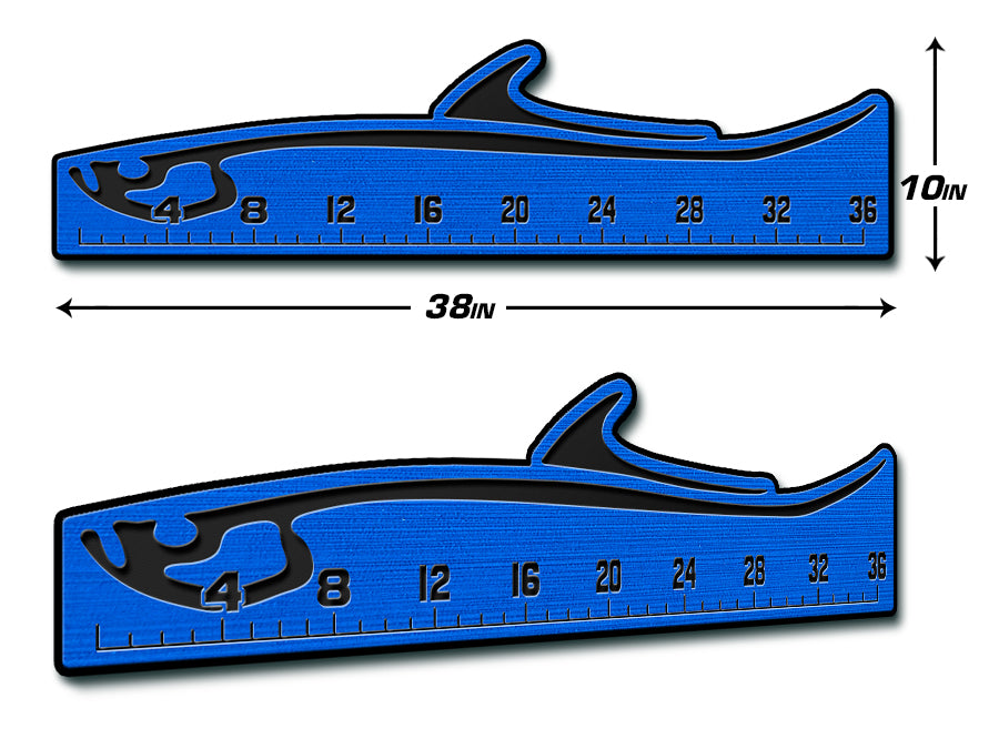 USATuff Fish Measuring Ruler / 36" Tarpon Design / SeaDek Marine Mat EVA