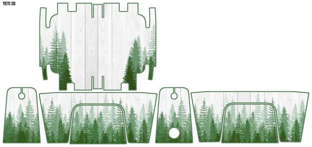 USATuff Cooler Accessories Ice Chest Graphic Sticker Skin Decal Kits 