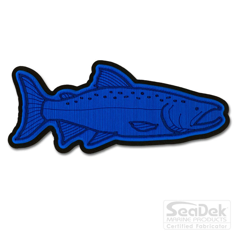Seadek 3D Decals by USATuff.com in Chinook Design in Bimini Blue Black