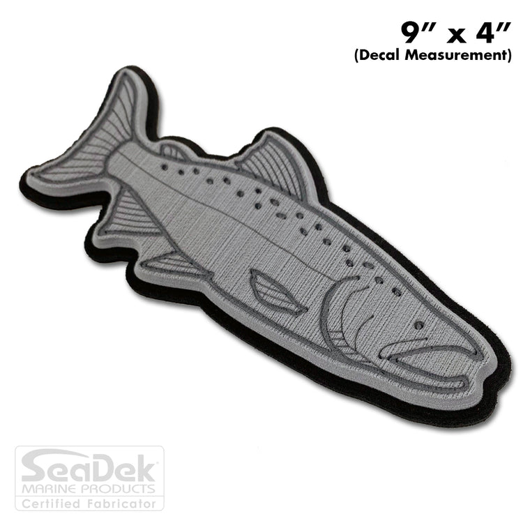 Seadek 3D Decals by USATuff.com in Chinook Design in StormGray-Black
