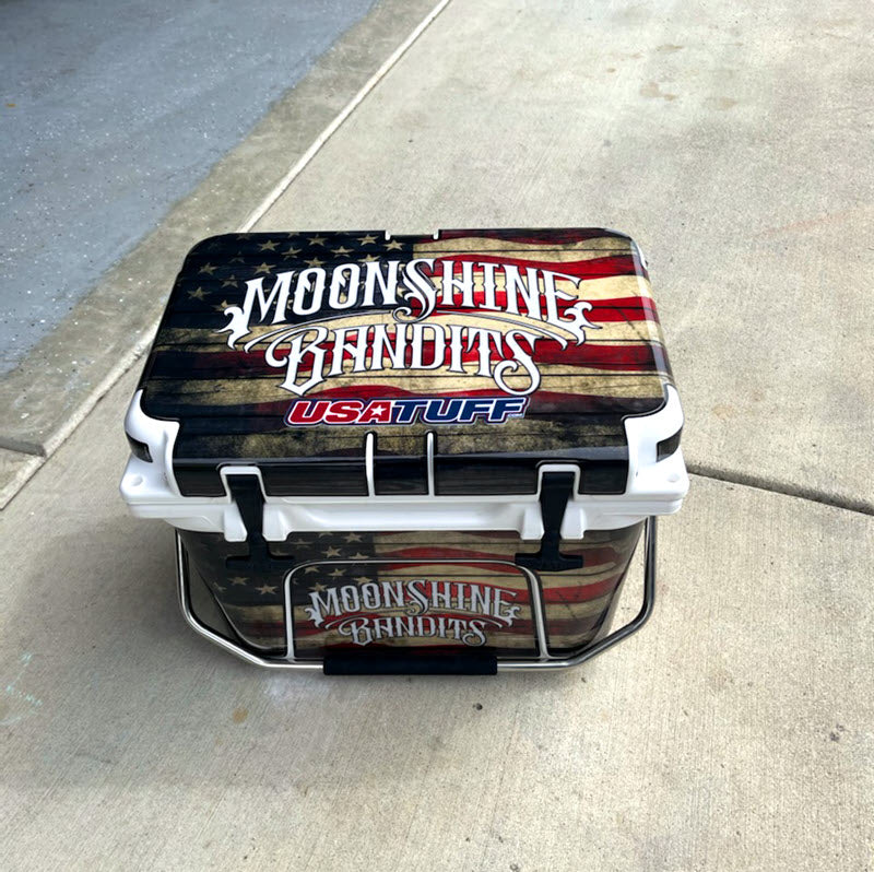 USATuff Moonshine Bandits Exclusive Custom Vinyl Cooler Wrap Kit 