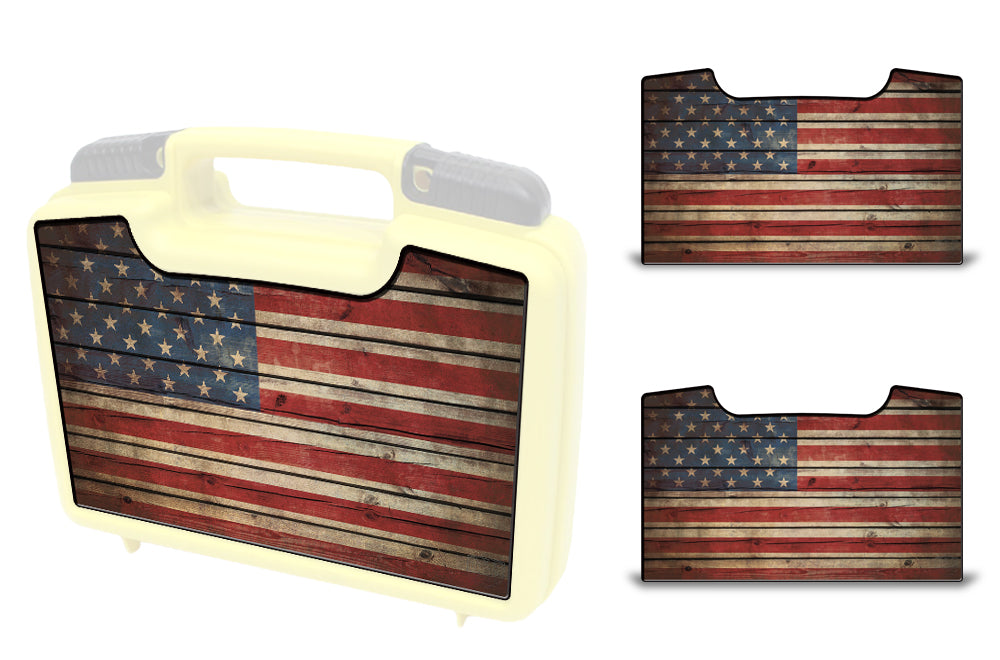 USATuff Wrap For Cliff Outdoors Bugger Beast and Bugger Junior Fly Boxes Graphic Sticker Decal Kits Old Glory