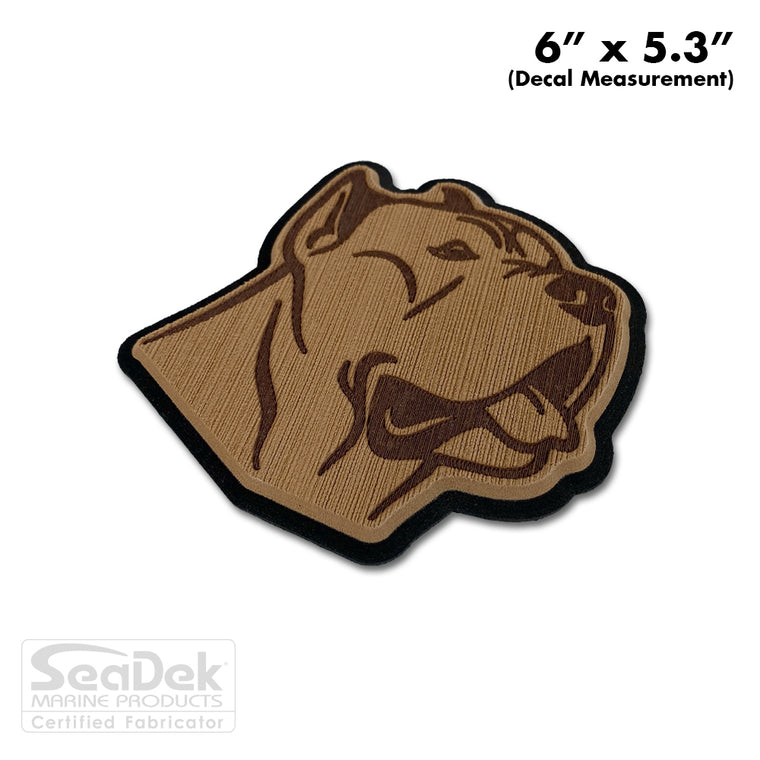 3D Dog Window Decal Sticker Weatherproof Outdoor SeaDek EVA USATuff.com