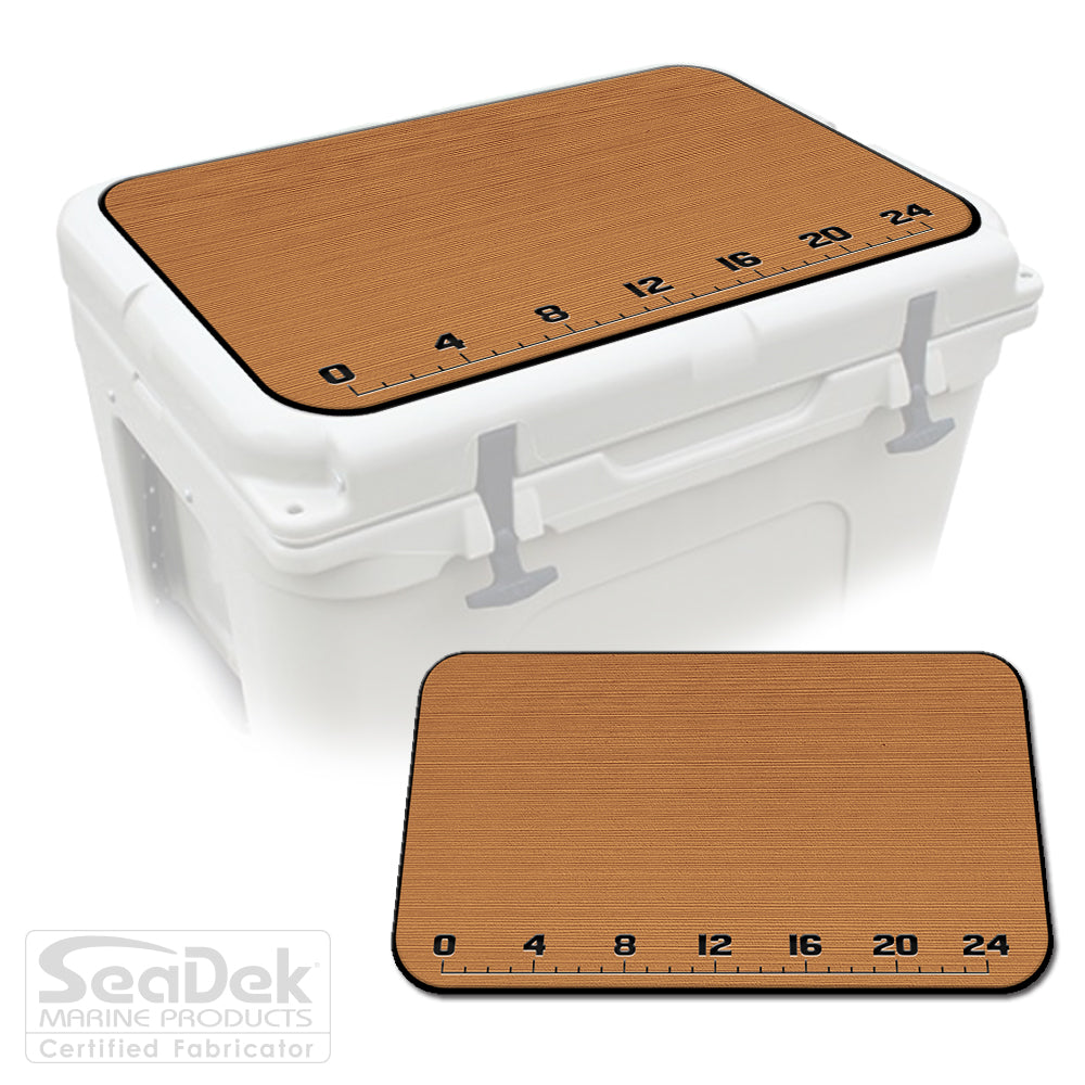 RULER PADS FOR YETI COOLERS - MOCHA/BLACK