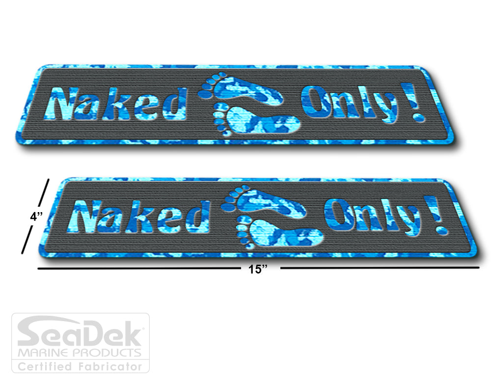 SeaDek traction pads for boats, trailers, RV steps - non-slip, dual-layer, 6mm brushed texture, stick-on adhesive.